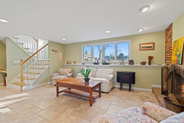 Fireplace, Interior, Living room, Recessed Lighting