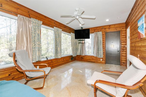 Interior, Recessed Lighting, Wooden Walls