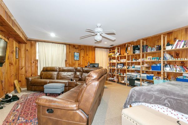 Home Theatre Room, Interior, Living room, Recessed Lighting, Wooden Walls