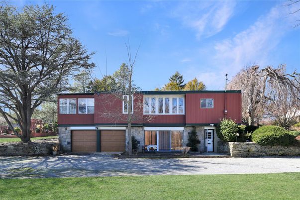 Attached, Exterior, Facade, Raised Ranch