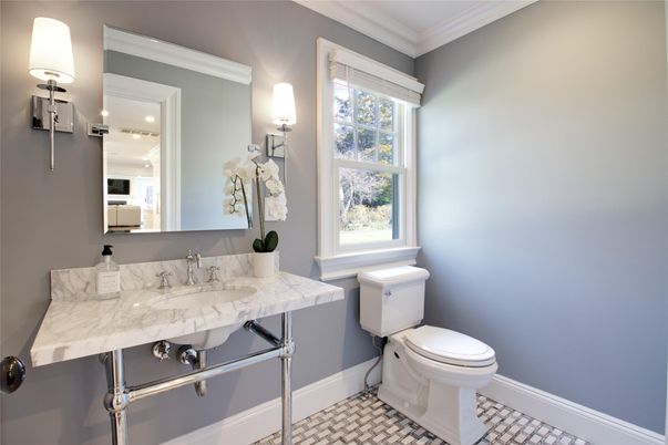Bathroom, Interior, Recessed Lighting