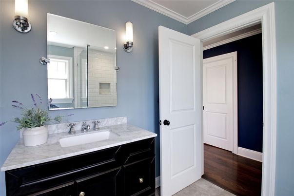 Bathroom, Interior, Wood Texture Flooring
