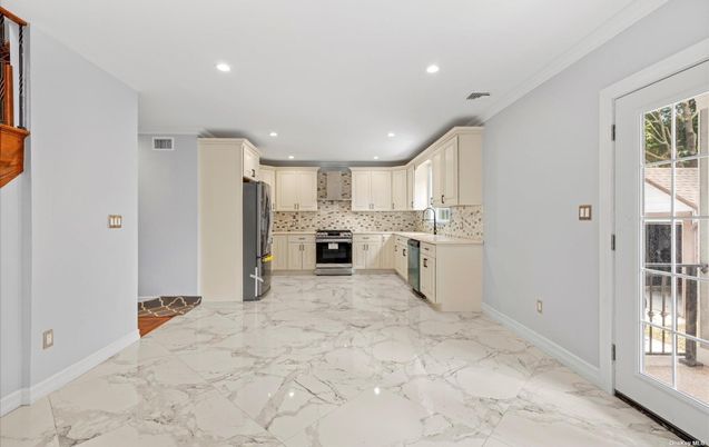 Interior, Kitchen, Marble, Recessed Lighting