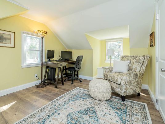 Home Office, Interior, Wood Texture Flooring