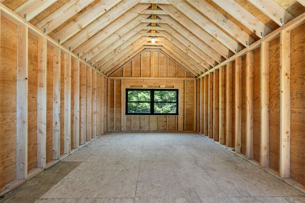 Empty room, Interior, Wooden Beams, Wooden Ceilings, Wooden Walls