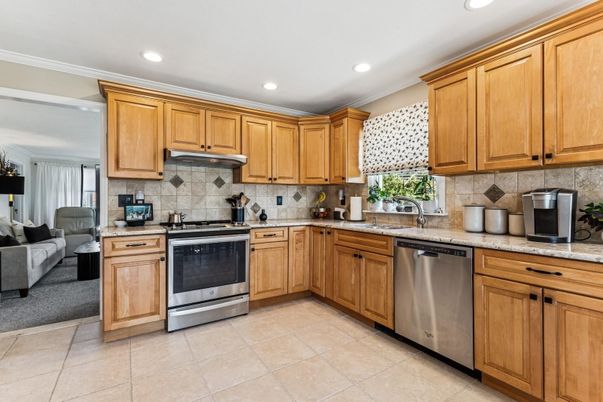 Interior, Kitchen, Recessed Lighting, Stainless Steel Appliances