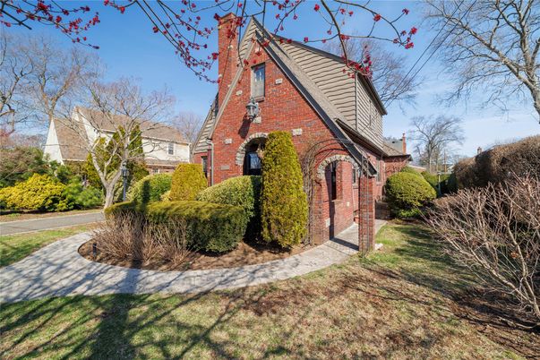 Exterior, Facade, Brick Facade, Tudor Revival