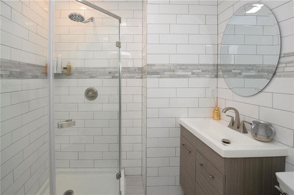 Bathroom, Glass Shower, Interior