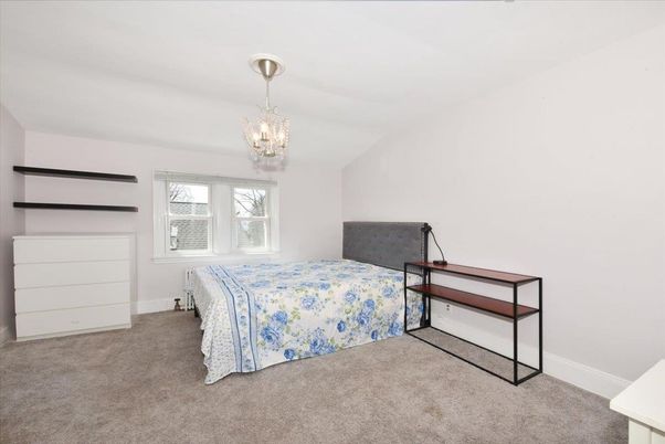 Bedroom, Chandelier, Interior