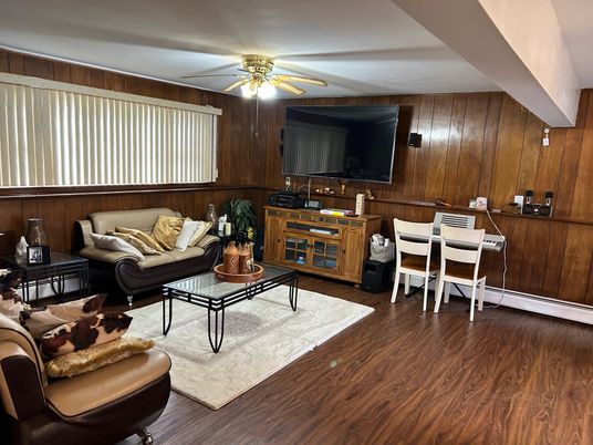 Interior, Living room, Wood Texture Flooring, Wooden Walls