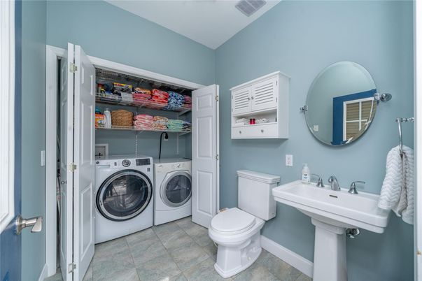 Bathroom, Interior, Utility Closets, Washer
