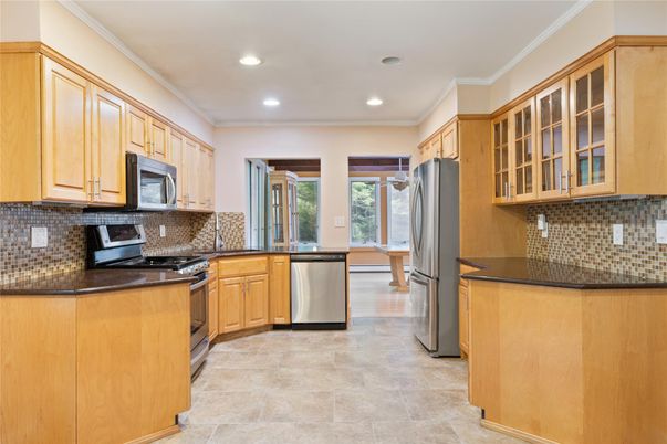Interior, Kitchen, Recessed Lighting, Stainless Steel Appliances