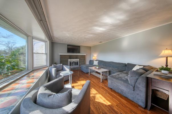 Fireplace, Interior, Living room, Wood Texture Flooring