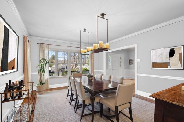 Dining room, Interior, Pendant Lights