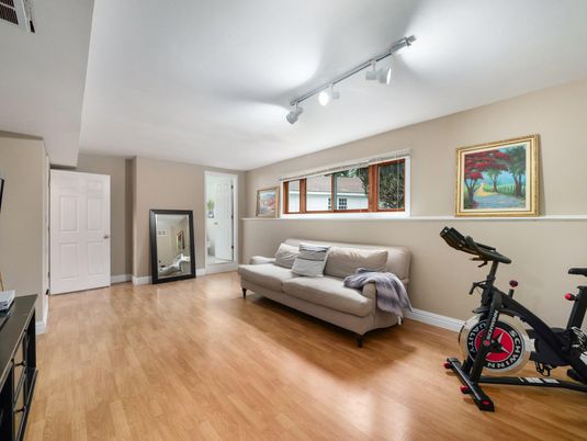Fitness Equipment, Interior, Wood Texture Flooring
