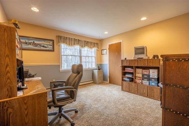 Home Office, Interior, Recessed Lighting