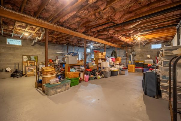 Interior, Stone Walls, Wooden Beams