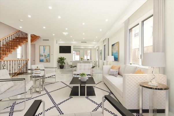Interior, Living room, Recessed Lighting