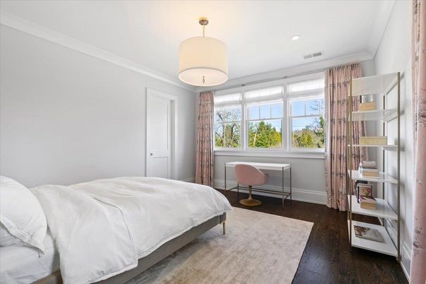 Bedroom, Home Office, Interior, Recessed Lighting, Wood Texture Flooring