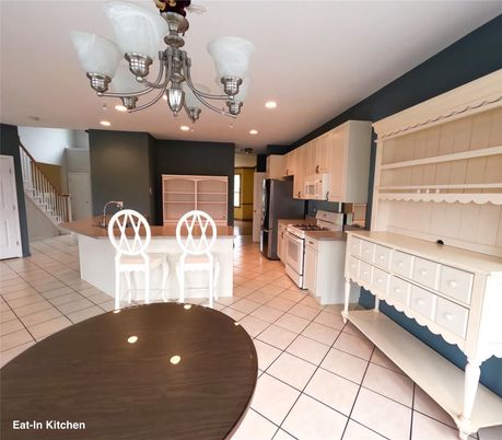 Chandelier, Interior, Kitchen, Recessed Lighting