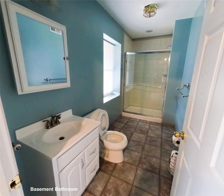 Bathroom, Glass Shower, Interior