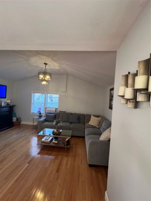 Chandelier, Interior, Living room, Wood Texture Flooring