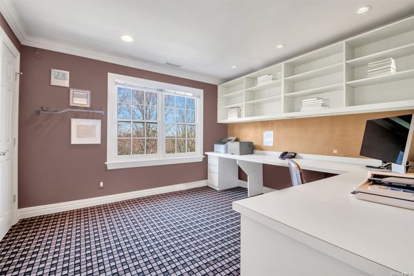 Home Office, Interior, Recessed Lighting