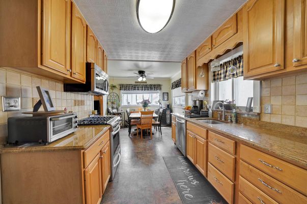Dining room, Interior, Kitchen