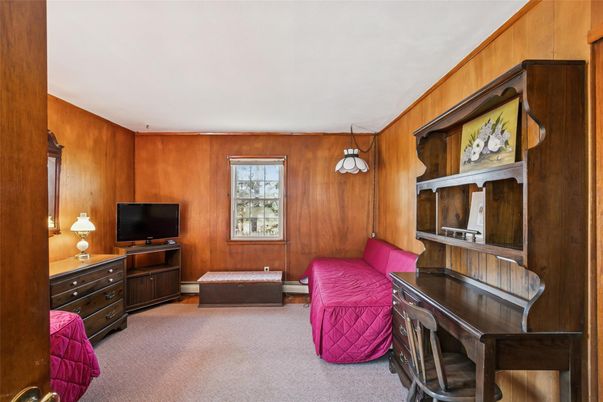 Home Office, Interior, Wooden Walls
