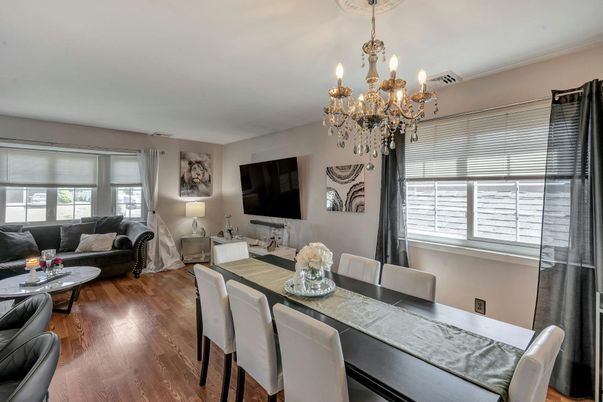 Chandelier, Dining room, Interior, Living room, Wood Texture Flooring