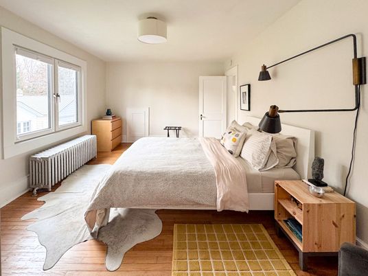 Bedroom, Interior, Wood Texture Flooring