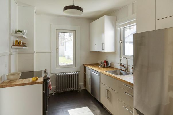 Interior, Kitchen, Wood Texture Flooring