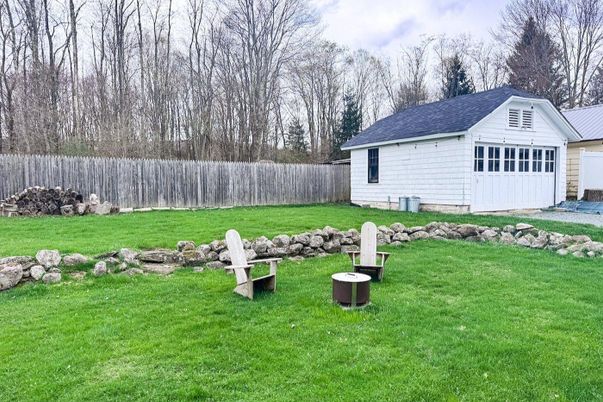 Backyard, Detached Garage, Exterior