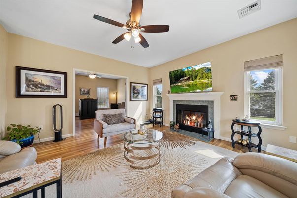 Fireplace, Interior, Living room, Wood Texture Flooring