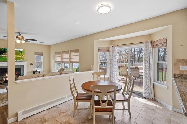 Dining room, Fireplace, Interior, Living room