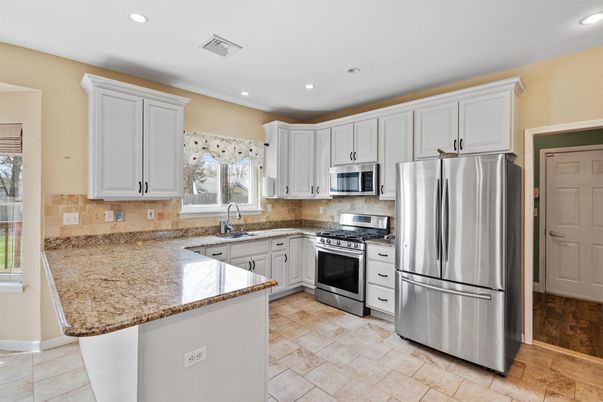 Interior, Kitchen, Recessed Lighting, Stainless Steel Appliances