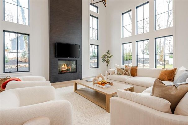Fireplace, Interior, Living room, Wood Texture Flooring