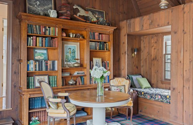 Home Office, Interior, Wooden Ceilings, Wooden Walls