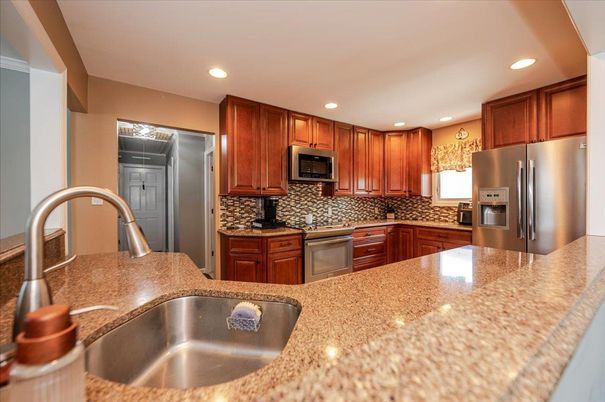 Interior, Kitchen, Recessed Lighting, Stainless Steel Appliances