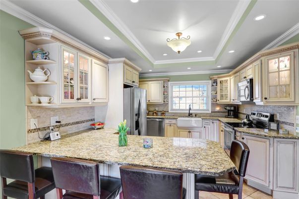 Interior, Kitchen, Recessed Lighting, Stainless Steel Appliances