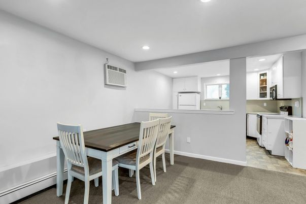 Dining room, Interior, Kitchen, Recessed Lighting