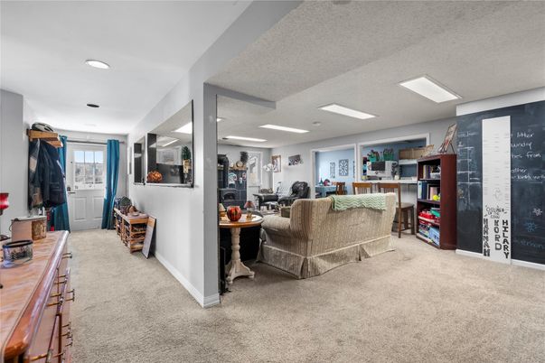Interior, Living room, Recessed Lighting