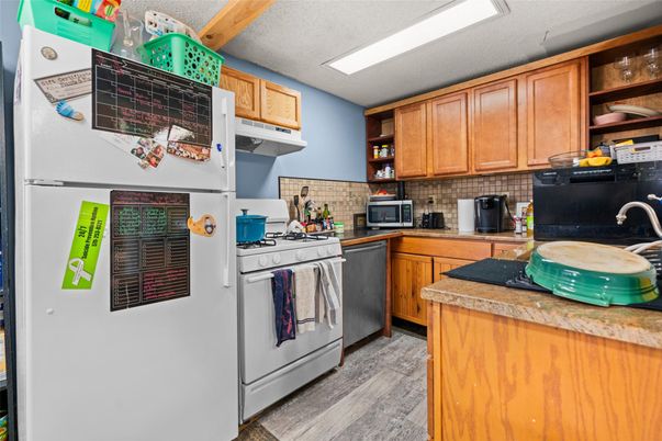Interior, Kitchen, Wood Texture Flooring