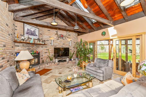 Fireplace, Interior, Living room, Stone Walls, Wooden Beams, Wooden Ceilings