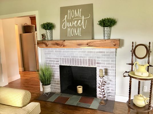 Fireplace, Interior, Wood Texture Flooring