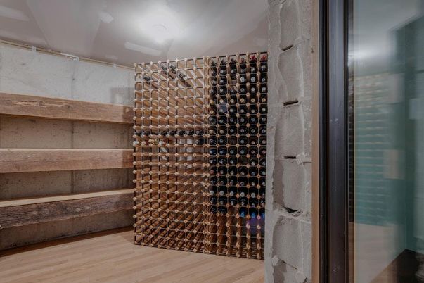 Interior, Wine Storage, Wood Texture Flooring