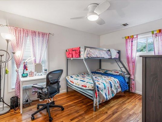 Bedroom, Home Office, Interior, Wood Texture Flooring