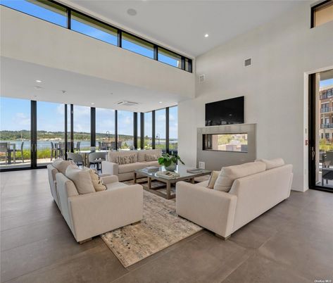 Fireplace, Interior, Living room, Recessed Lighting