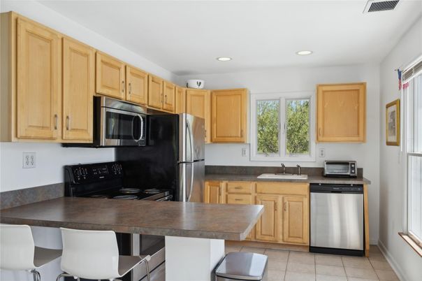 Interior, Kitchen, Recessed Lighting, Stainless Steel Appliances