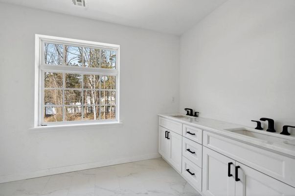 Bathroom, Dual Sink Vanities, Interior, Marble